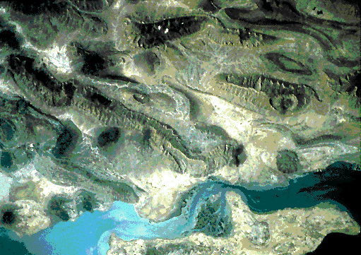 Zagros from space